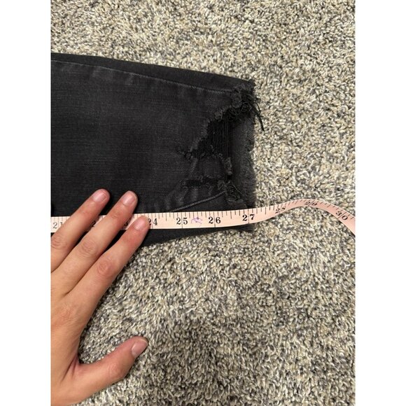 Judy Blue Black Distressed Skinny Jeans Size 18 EUC - Picture 6 of 6